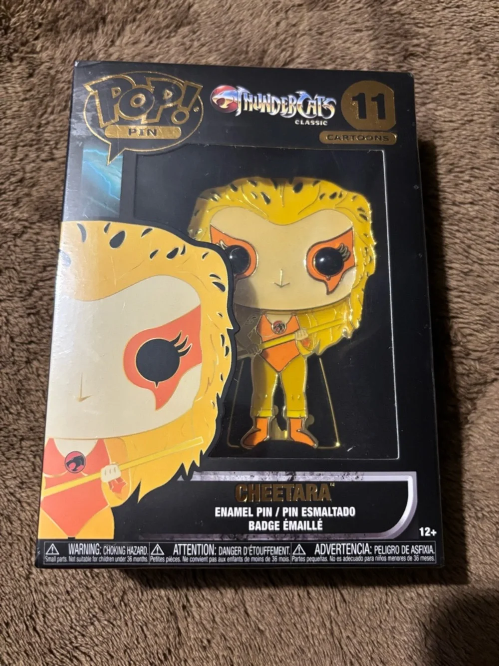 Funko Pop! Pin Thundercats Cheetara Enamel Pin - Yellow, Orange, Black - Picture 4 of 4